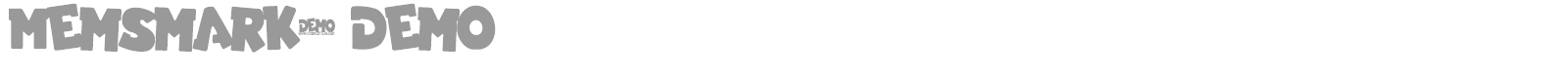 Memsmark! font preview